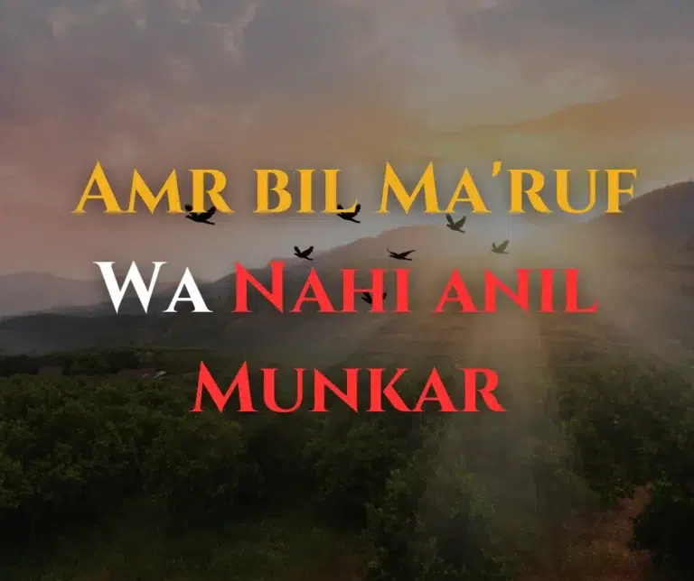 ­The Pillars of Righteousness: Amr bil Ma'ruf and Nahi anil Munkar